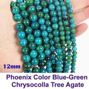 Phoenix Color Blue-Green  Chrysocolla Tree Agate